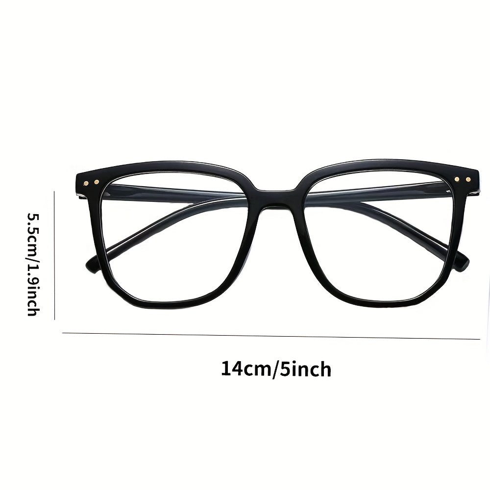 Clear Lens Glasses Mod Square Anti Light Glasses