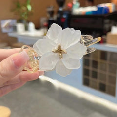 Sweet Flower Camellia Hair Clip for Girls and Women
