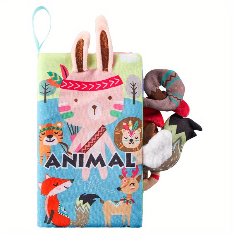Baby Toddler Toys Tail Cloth Book Tear resistant Baby Cloth Book