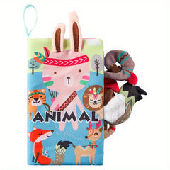 Baby Toddler Toys Tail Cloth Book Tear resistant Baby Cloth Book