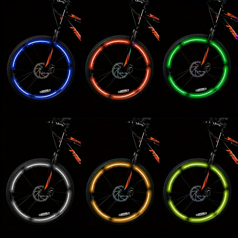 5pcs Bike Wheel Reflective Stickers Cycling Accessories