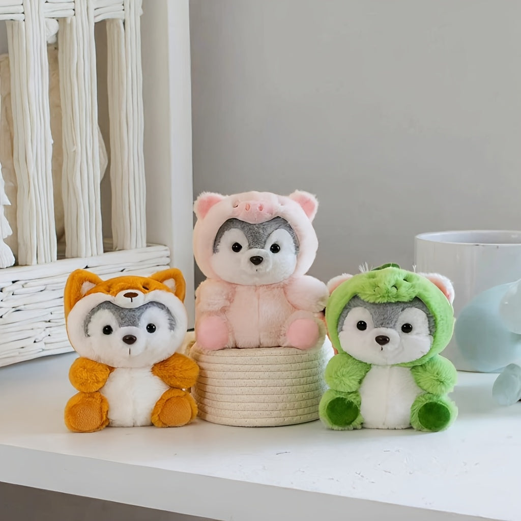 Cute Husky Plush Toy Soft Dog Gift for Kids