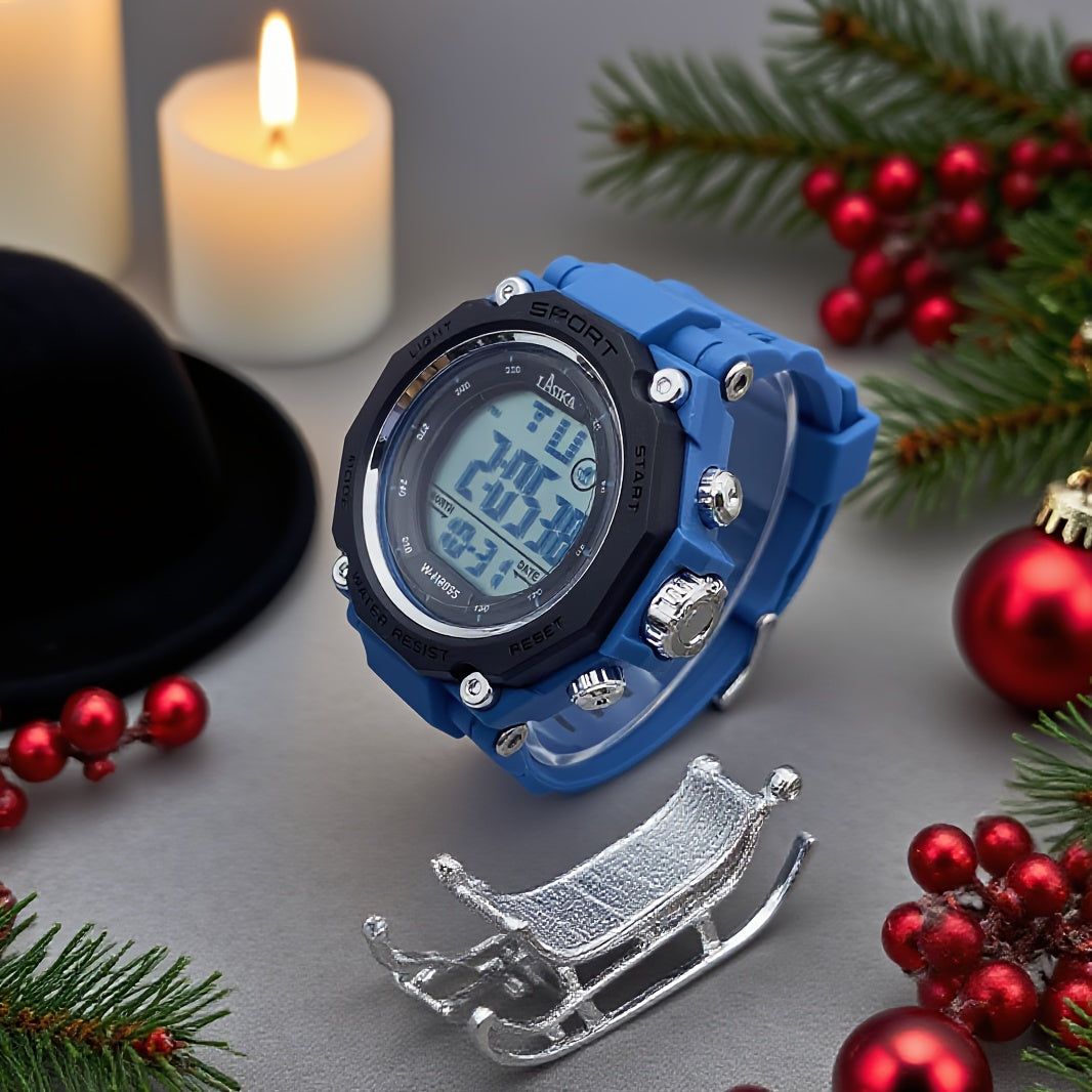 Boys' Waterproof Sports Watch with Alarm Timer