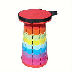 Portable Folding Stool Lightweight Plastic Stool With Carry Bag