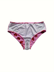  Strawberry Print Bikini Set with Cover Up Skirt