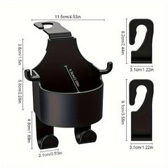 2pcs Car Seat Cup Holder Back Hook Water Cup Holder Car Accessories