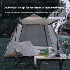 Quick Setup 4-5 Person Waterproof Tent with Removable Floor