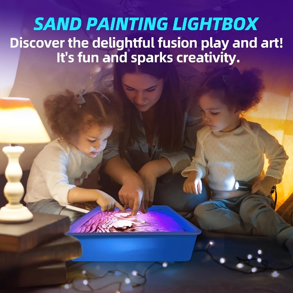 Kids Light Table Sand Art Kit, DIY Craft Supplies