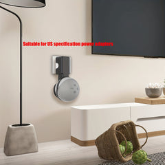 Echo Dot 4th 5th Gen Smart Speaker Wall Mount Storage Rack for US Power Adapters