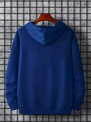 Scary Funny Pizza Cake Men's Hoodie for Fall Winter