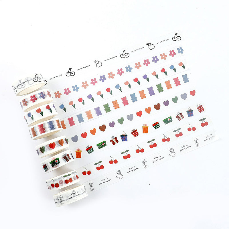 1pc Cartoon Pattern Tape - Random Design