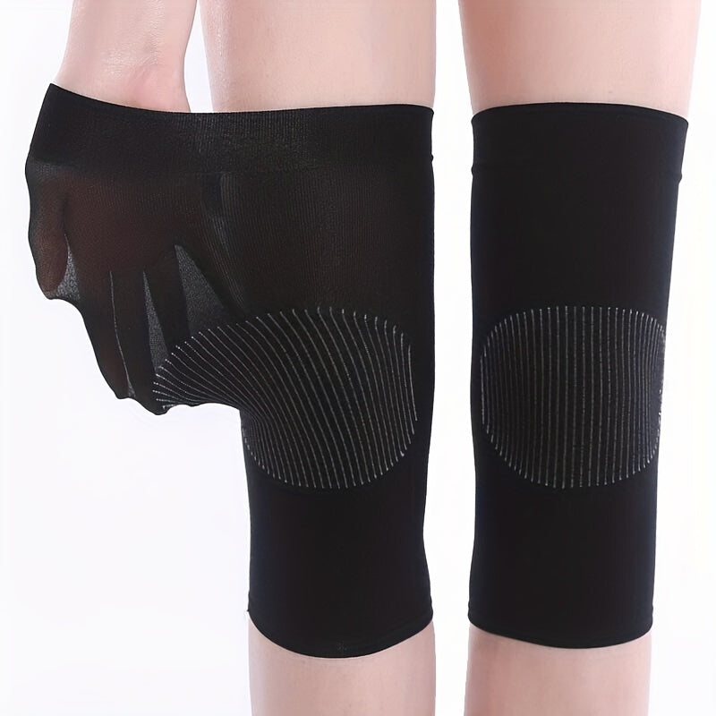 2pcs Summer Nylon Knee Pads Elastic Breathable Sports Thin Knee Pads