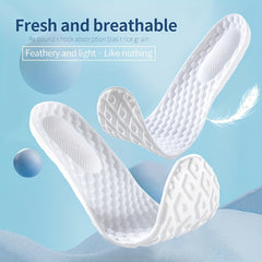 Men's Soft Foot Support Insoles Latex Memory Foam Orthopedic Sports Insoles