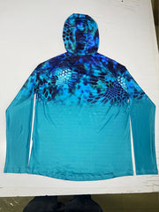 Men's Sun Protection Hoodie Long Sleeve Top for Outdoor Fishing