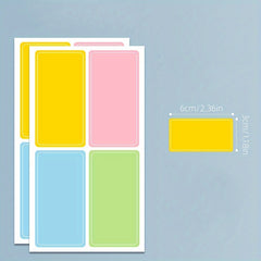 10 Sheets Sticky Notes Various Colors Self adhesive Labels Stickers