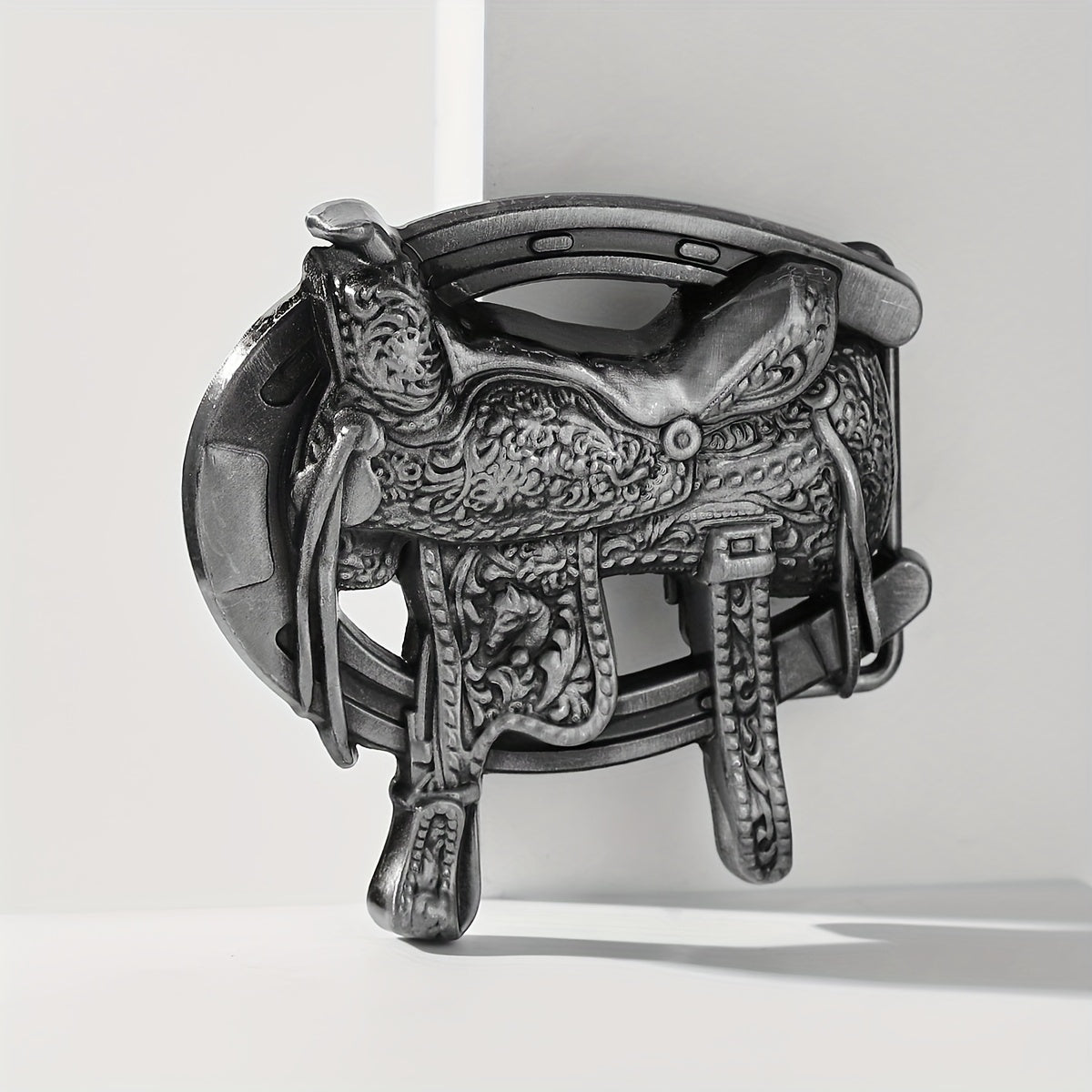 Retro Hollow Out Belt Buckle Western Cowboy Cowgirl Accessories