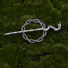 Ouroboros Hair Stick Metal Hairpin Retro Style Hair Accessories