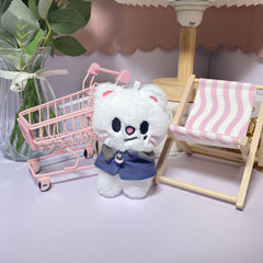 K POP Style Plush Animal Charms 8pcs