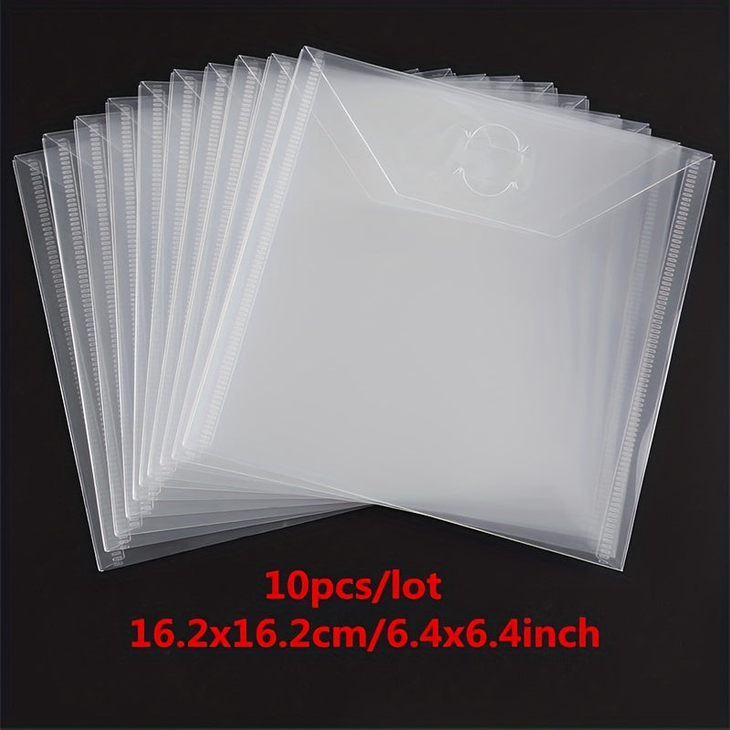 16x16cm Transparent Storage Boxes for Craft Supplies