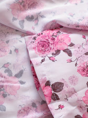 Girls V neck Flowers Graphic Belted Skirt Rompers