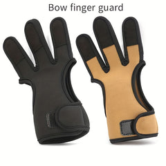 Adjustable Bow Arrow Finger Guard Archery Competition Glove