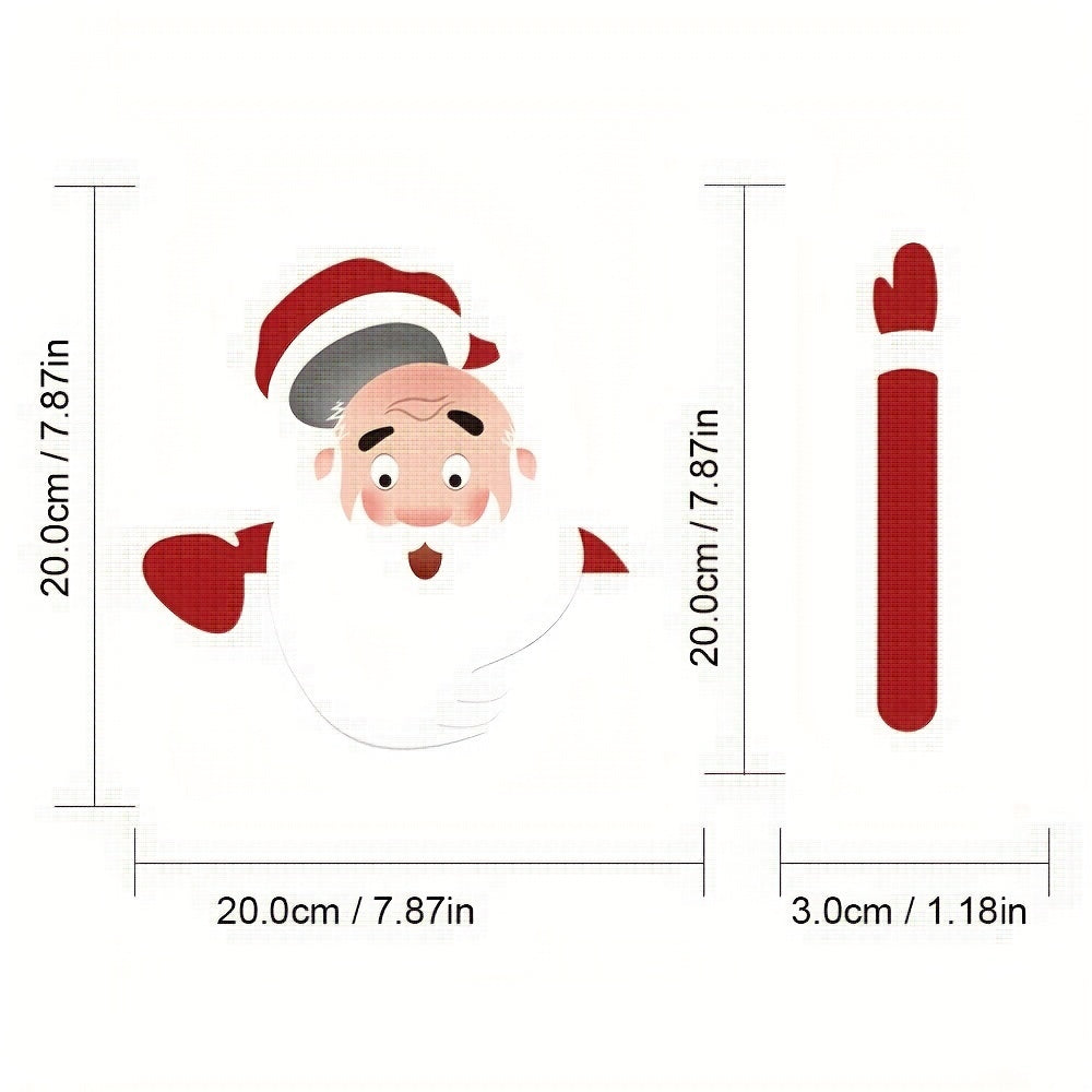 Christmas Car Decoration Sticker Funny Waterproof Self adhesive