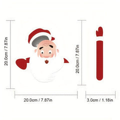 Christmas Car Decoration Sticker Funny Waterproof Self adhesive