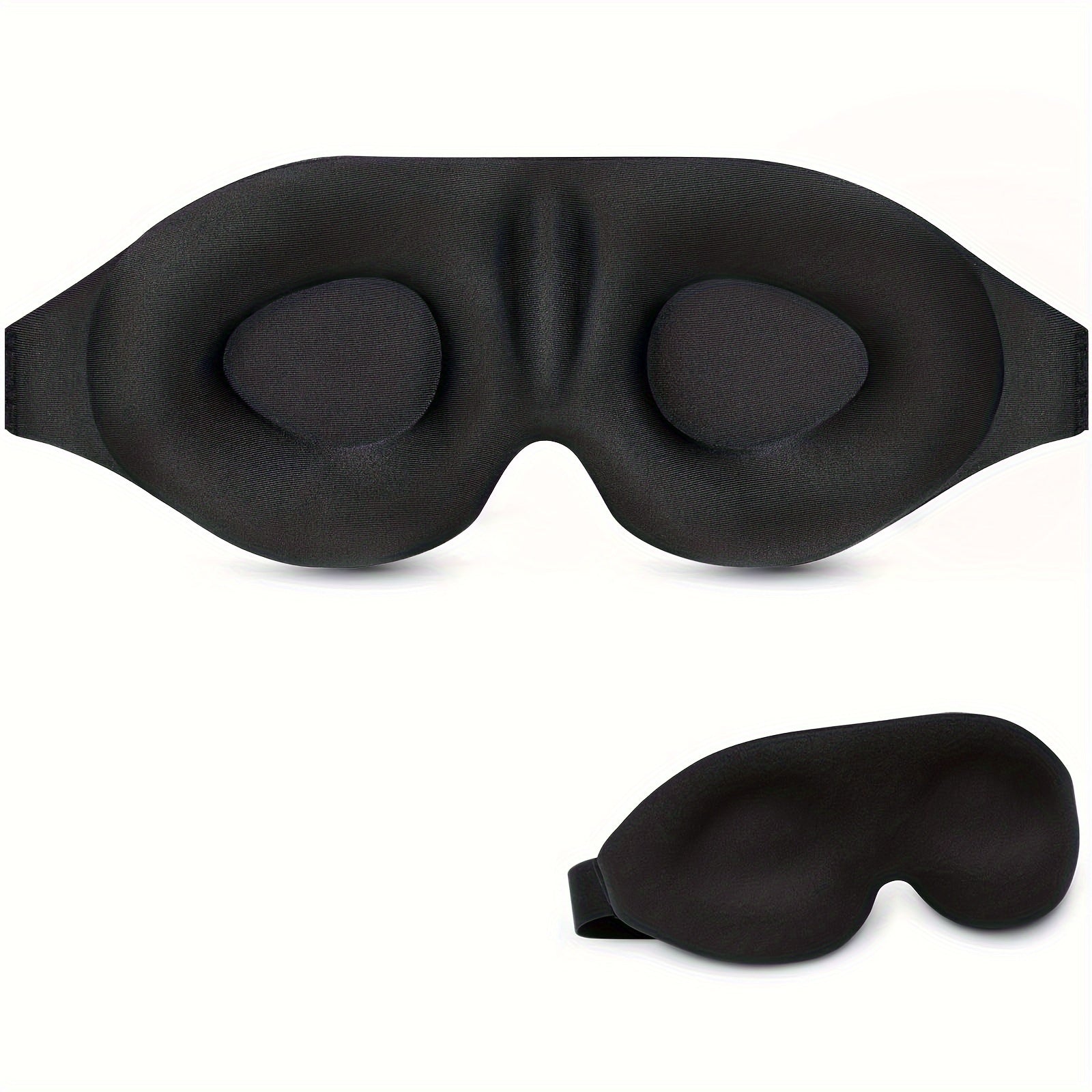 Blackout 3D Contoured Sleep Blindfold Soft Comfortable Eye Mask