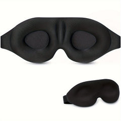 Blackout 3D Contoured Sleep Blindfold Soft Comfortable Eye Mask