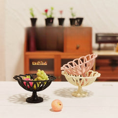 Dollhouse Tall Fruit Plate Toy Scene Model Dollhouse Accessories
