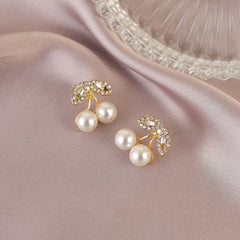 Cherry Earrings High end Light Stud Earrings