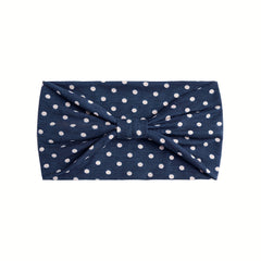 Polka Dot Wide Brim Headband Elastic Hairband Bundle