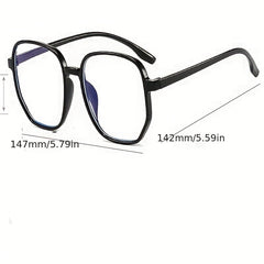 Large Square Anti Light Glasses For Women Men Students