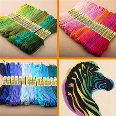 200 Colors Embroidery Thread 8M Cross Stitch Thread Sewing Skeins