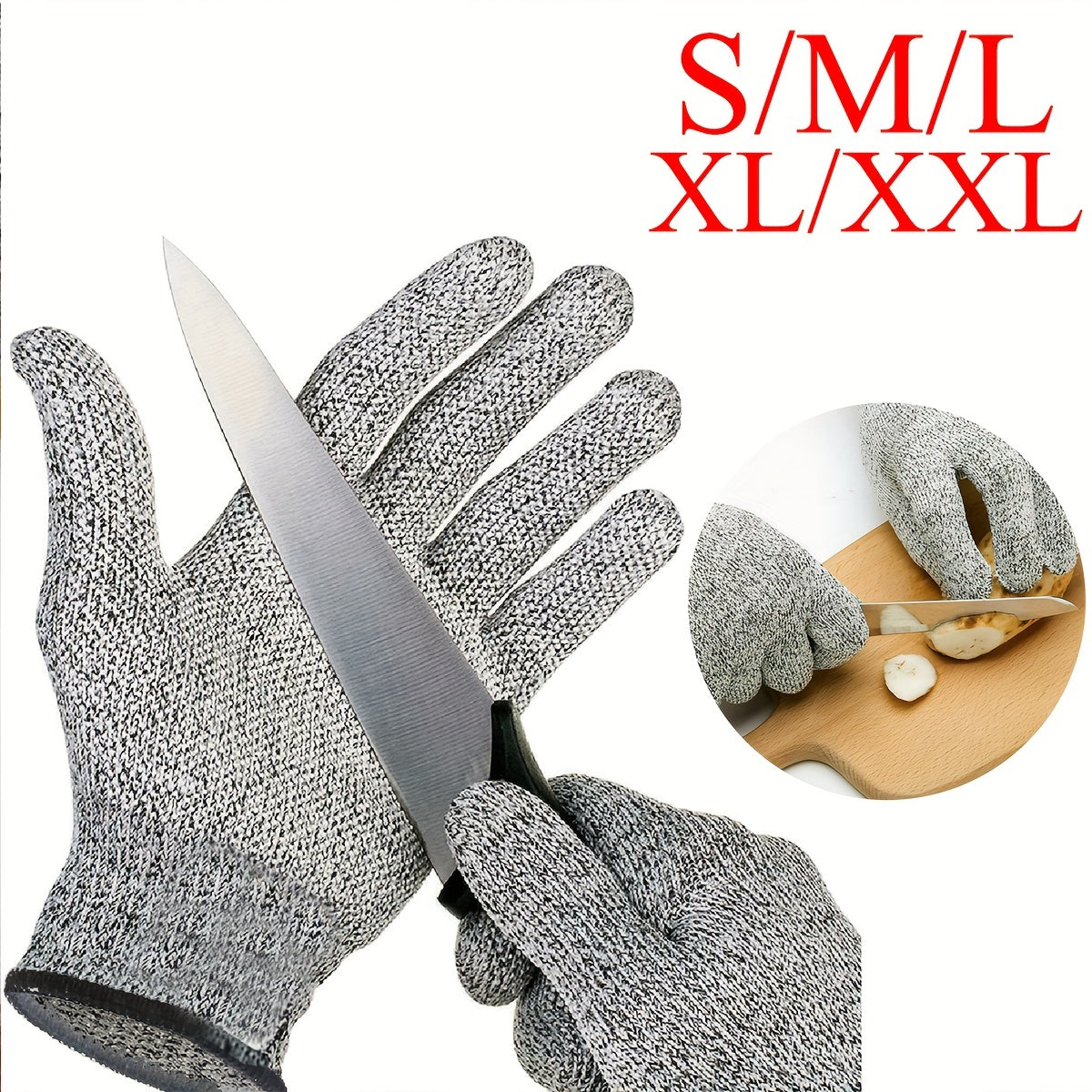 Cut Resistant Gloves for Gardening & Work - Anti Tear Safety Protection