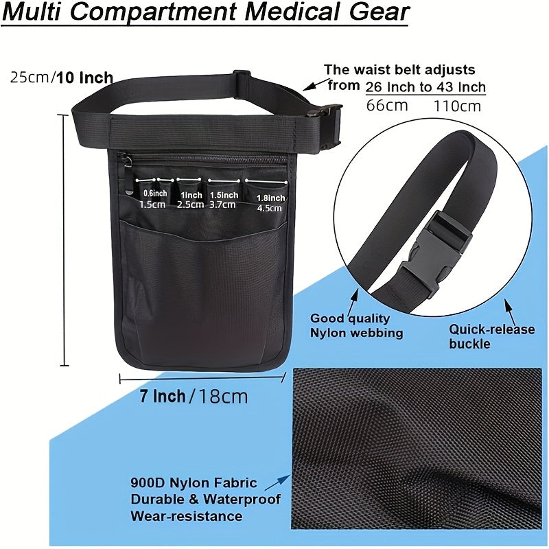 Makeup Artist Waist Pouch Bag For Beauty Scissors Makeup Brushes Eyebrow Razor