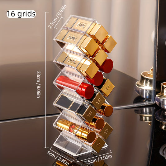 Clear Lipstick Holder 16 28 Spaces Lipgloss Organizers and Storage Case Display