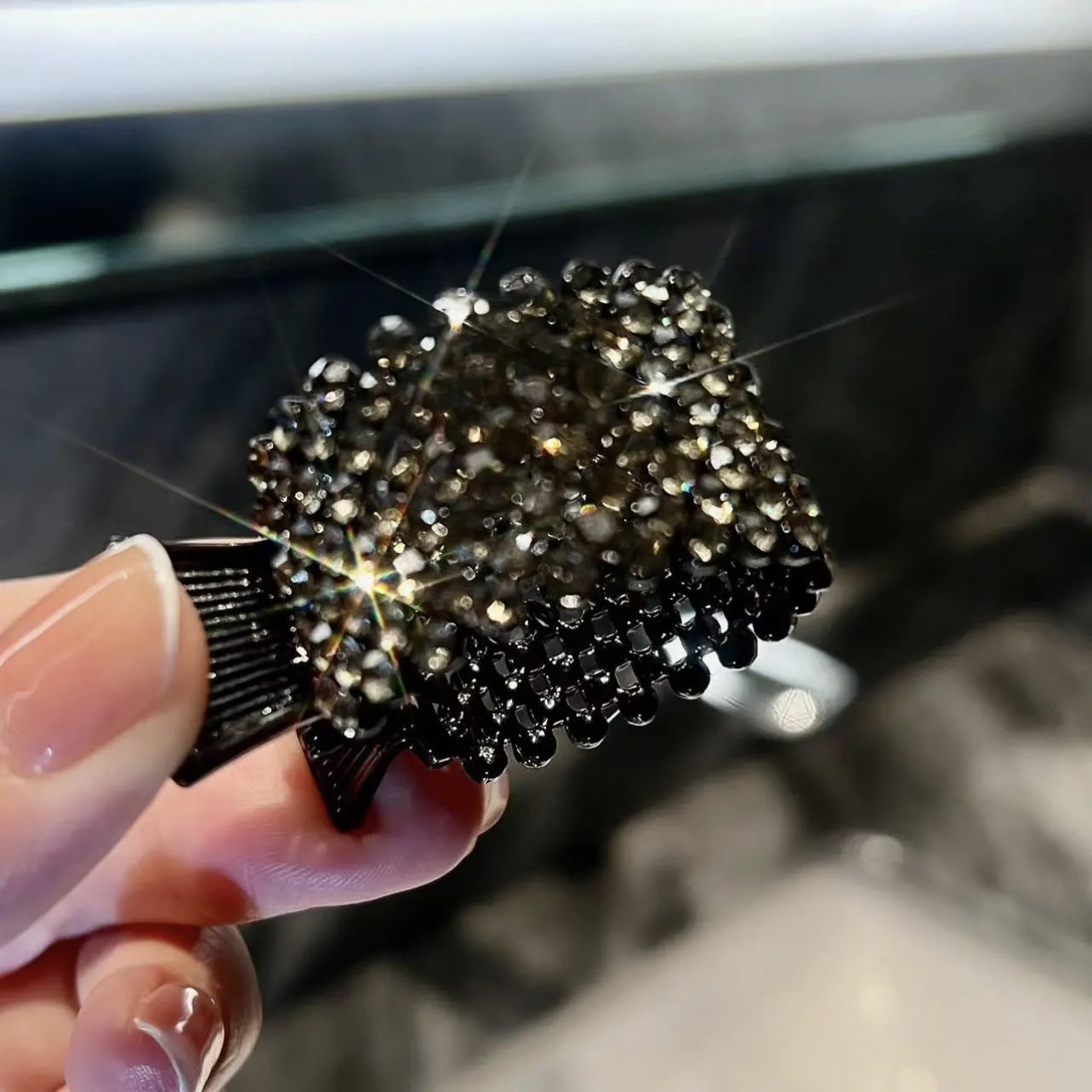 Rhinestone Crown Hairpin for Women Girls
