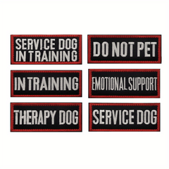 Service Dog Patch for Pet Harness- Training Seal Cloth Patch