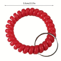 Coli Wire Bracelet Keychain Hair Tie Key Ring Purse Bag Charm Earphone Accessory