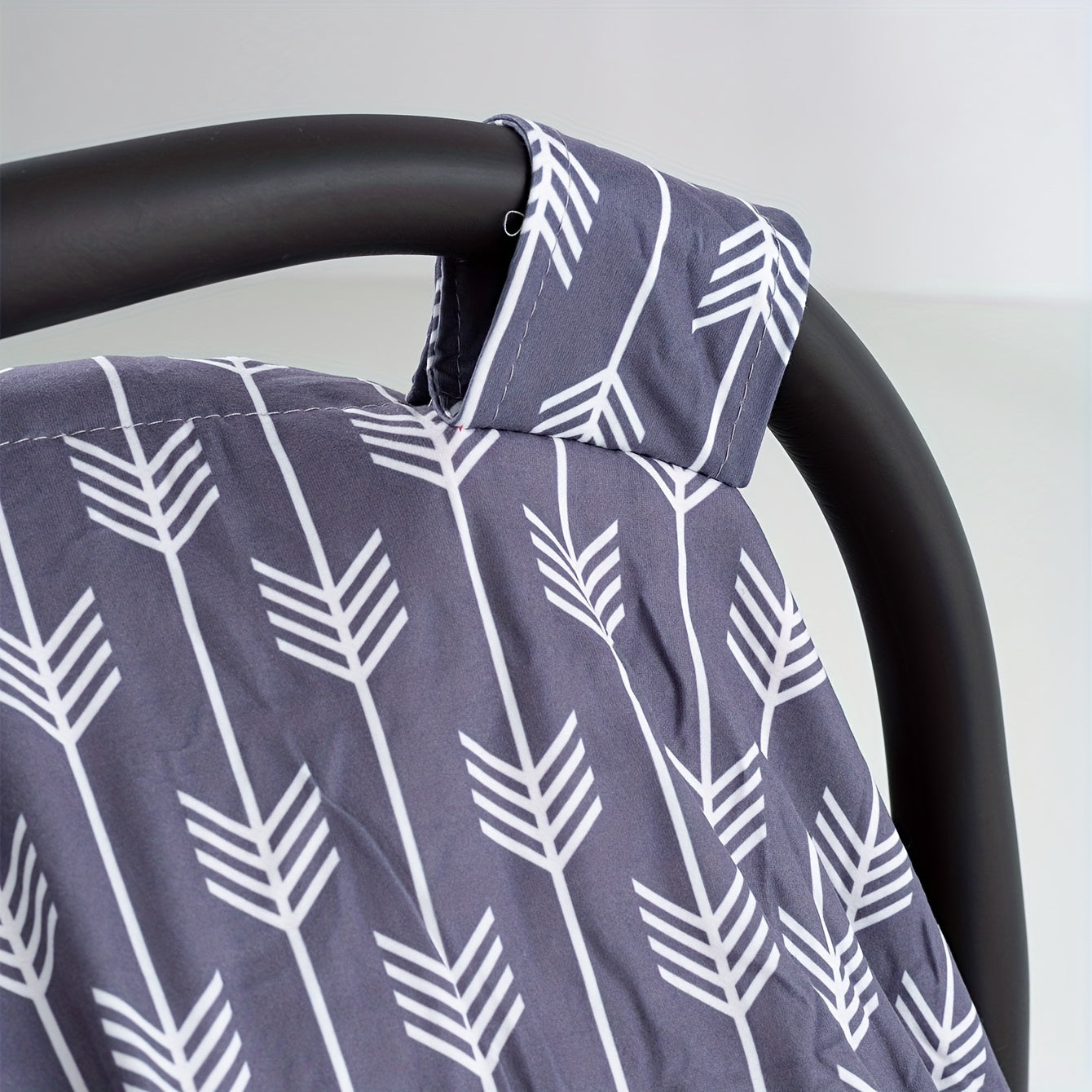 Gray Arrow Print Car Seat Sunshade Cover for Girls