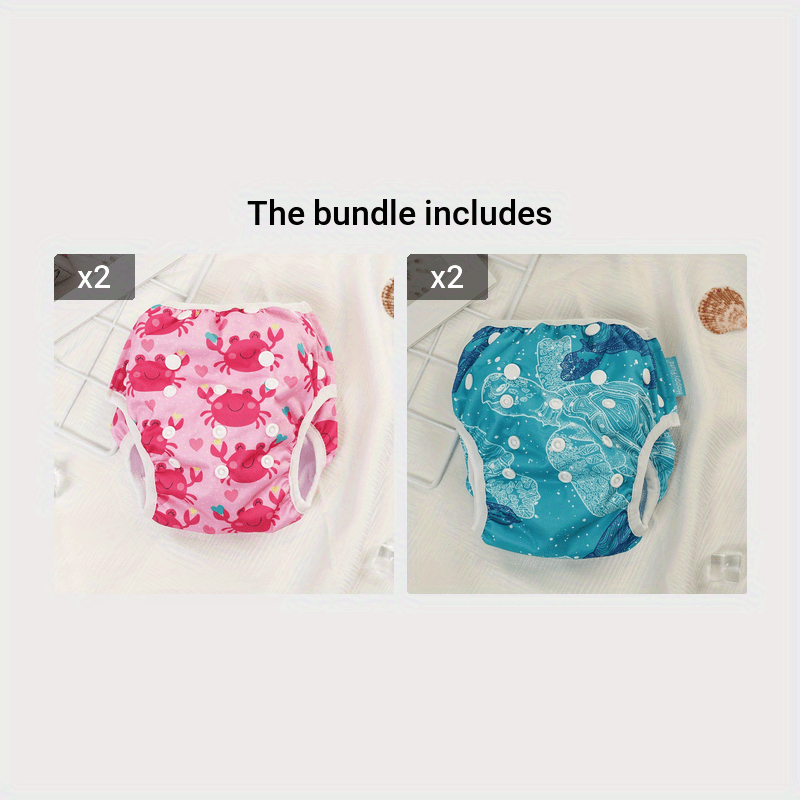Adjustable Reusable Swim Diaper Training Pants