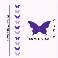 1pc Butterfly Hanging Garland Paper Bunting Party Decor