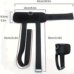 Adjustable Dumbbell Ankle Straps for Resistance Training