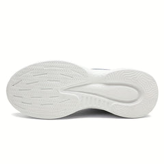 Soft Thick Bottom Shock Absorption Woven Shoes Mesh Breathable Running Shoes