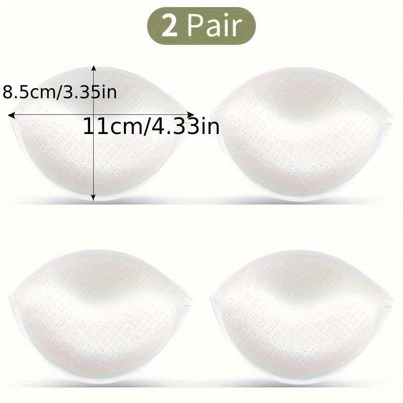 2 Pairs Bra Insert Pads Anti-convex Chest Enhancer Women's Lingerie