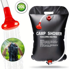 Foldable Camping Shower Bag Water Storage Bag for Outdoor Activities