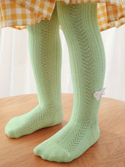 Toddler Girls' Soft Footed Leggings Stocking Baby Kids Winter Knitted Leggings