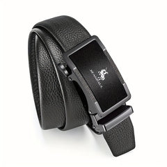 Men's PU Leather Automatic Buckle Belt