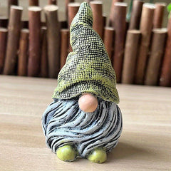 Mini Gnome Dwarfs Statue for Fairy Garden Outdoor Decor